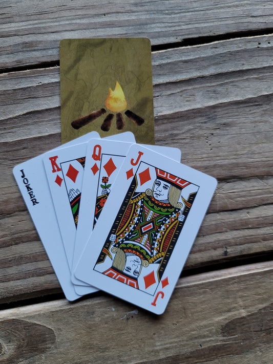 Waterproof Deck of Playing Cards in Hard Case