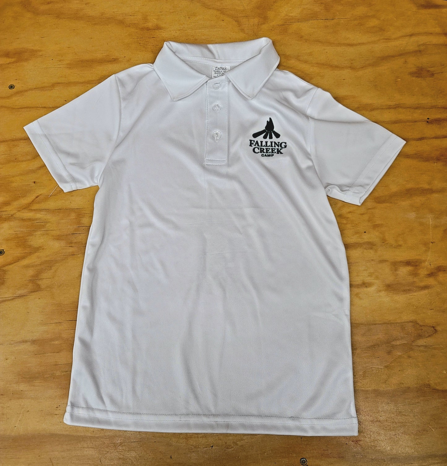 White Performance Polos (Youth)