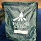 Drawstring Bag - Dark Green With White Logo