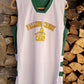 Reversible Jersey - Falling Creek Green and White Double-Sided Basketball Jersey