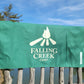 Quick Dry Towel - Green with White Falling Creek Logo